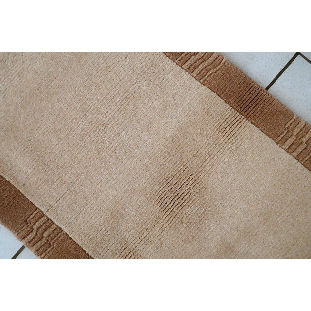 Beige 1960s, Vintage Tibetan Khaden Rug 2 X 4 For Sale - Image 8 of 15