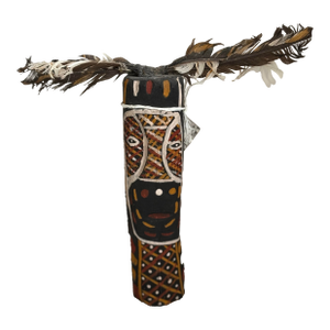 Late 20th Century Vintage Aboriginal Totem by Samuel Poantimului