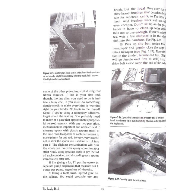 "The Lovely Reed: An Enthusiast's Guide to Building Bamboo Fly Rods" 1998 Howell, Jack For Sale In New York - Image 6 of 6