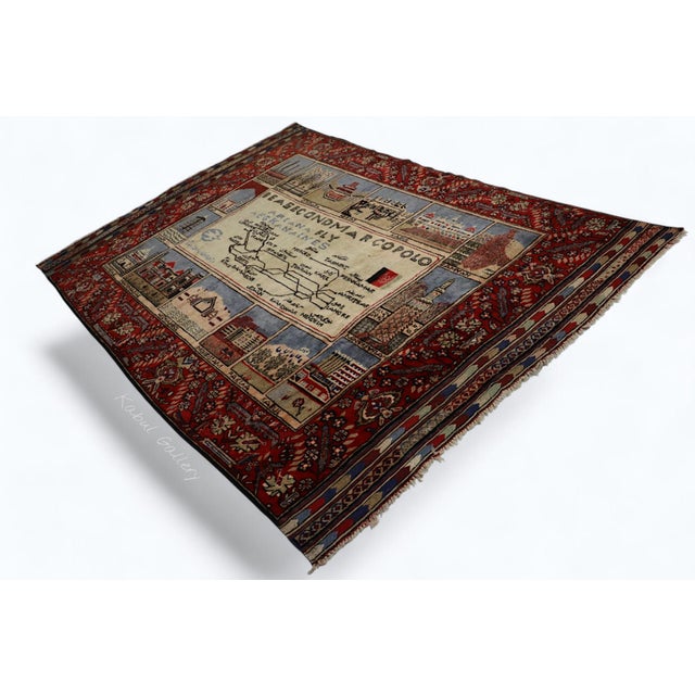 Vintage Afghan Hand-Knotted Turkmen Wool Rug, 1950s For Sale - Image 11 of 18