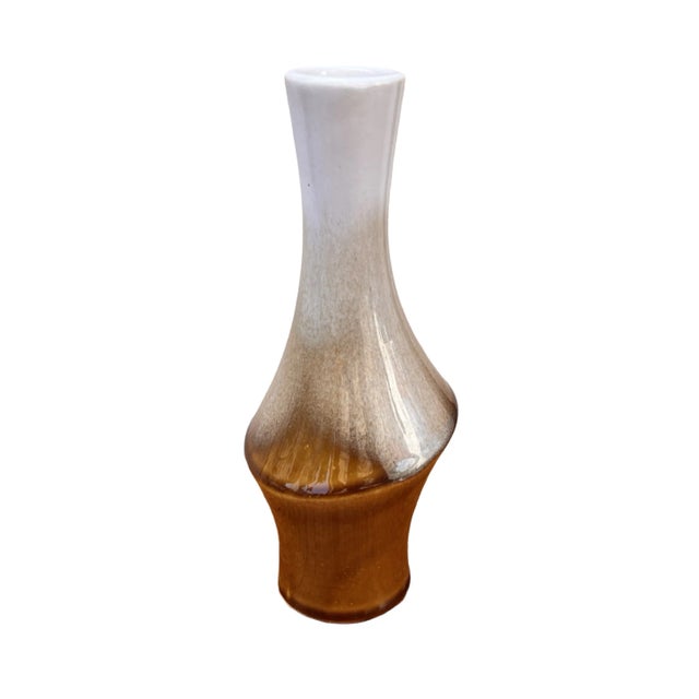 Beige Ceramic, Asymmetrical Vase, Ditmar Urbach, Czechoslovakia, 1960s. For Sale - Image 8 of 11
