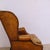 Animal Skin Victorian English Bergere Leather Armchair For Sale - Image 7 of 18
