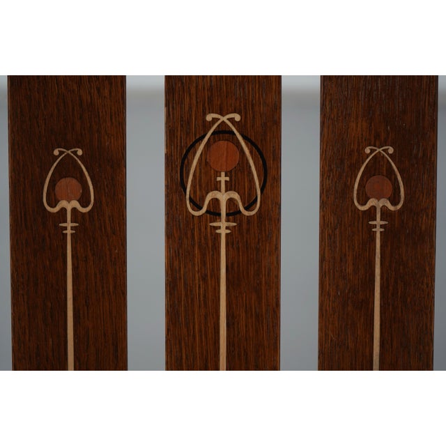 Set of 6 Stickley Harvey Ellis Mission Oak Dining Room Chairs For Sale - Image 12 of 18