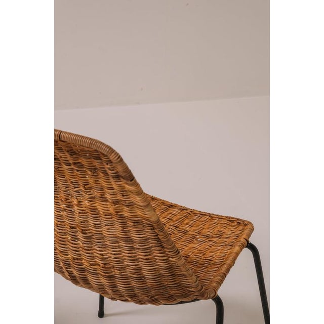 Basket Chairs by Gian Franco Legler, 1951, Set of 6 For Sale - Image 11 of 18