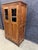 Rustic Solid Wood Glass Front Cabinet For Sale - Image 4 of 7