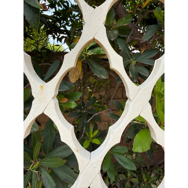 This fabulous vintage mid-century architectural screen panel was removed from a residence where it originally served as a...