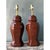 Late 20th Century Vintage Ceramic Ginger Jar Table Lamps - A Pair For Sale - Image 5 of 12