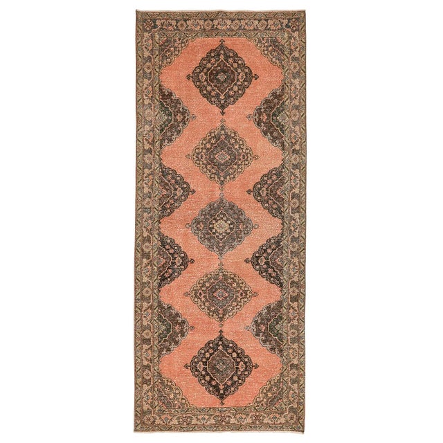 Textile Mid 20th Century Vintage Decorative Turkish Konya Rug For Sale - Image 7 of 7