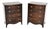 Antique Bow Fronted Chest of Drawers, 1900, Set of 2 For Sale