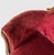 Antique Victorian Carved Walnut Triple Back Cranberry Velvet Settee For Sale - Image 11 of 18