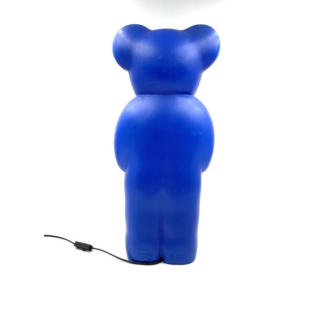 1990s Postmodern Blue Bear Lamp by Heinz Klein for Elmar Flötotto, Germany, 1990s For Sale - Image 5 of 18