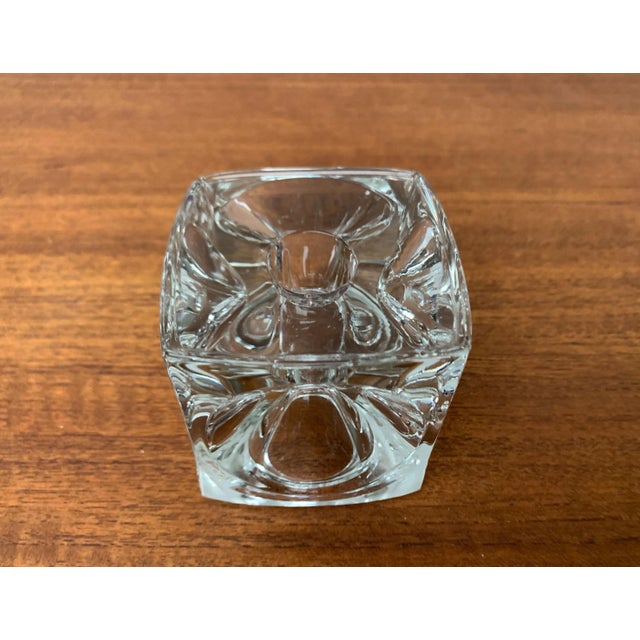 German Ice Cube Candle Holder in Glass from Peill & Putzler, 1970s, in Very Good conditions. Designed 1970 to 1979 I have...