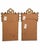 Matching pair of vintage gold wall mirrors by Carolina Mirror Company. Each features a rectangular beveled mirror plate...