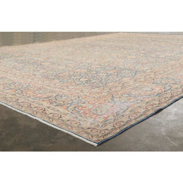 Antique Persian Kerman Rug - 11'03 X 16'04 For Sale In Dallas - Image 6 of 9