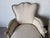 Pair of Vintage Hollywood Regency French Louis XV-Style Painted & Gilt Bergère Lounge Armchairs For Sale - Image 10 of 12