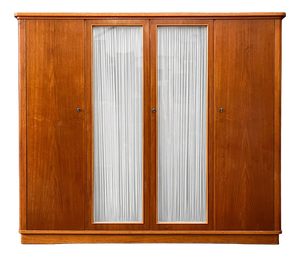 Large Wood Wardrobe, 1960s