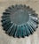 Blenko Blenko Wayne Husted Ribbed Glass Ashtray 6112 S Persian Turquoise Blue 10 1/2" For Sale - Image 4 of 7