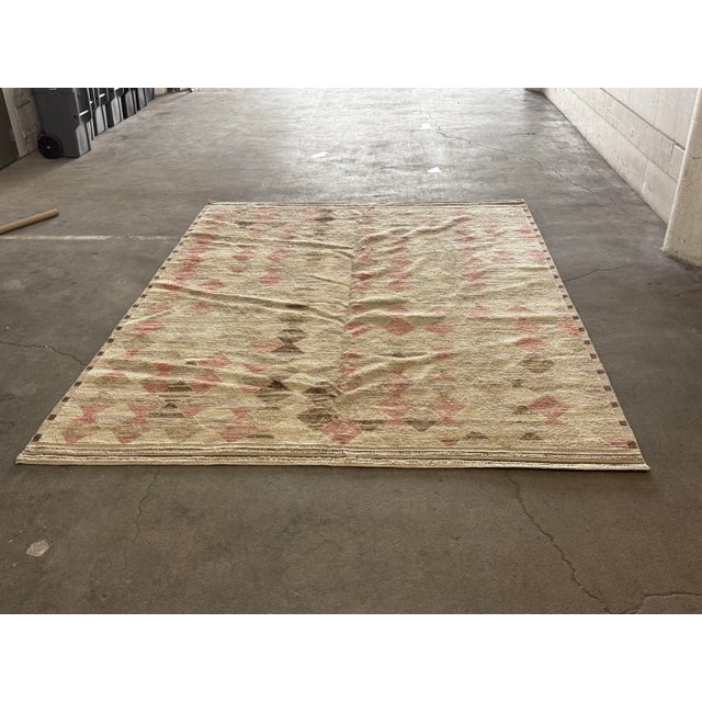 Modern 9ft 3in X 12ft Modern Rugs Fesa Hand-Knotted Wool Area Rug For Sale - Image 3 of 13
