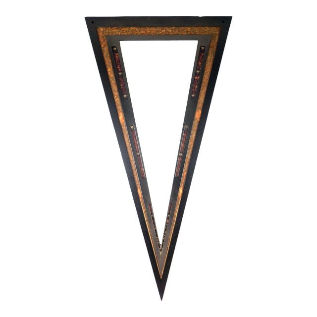 Abstract Hanging Sculpture - Triangle by Mickey "Kano" Kane For Sale