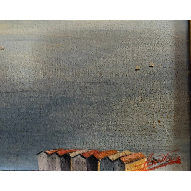 Early 20th Century Early Oil Painting - Landscape - Mount Vesuvius and the Bay of Naples, Italy, Signed For Sale - Image 5 of 16