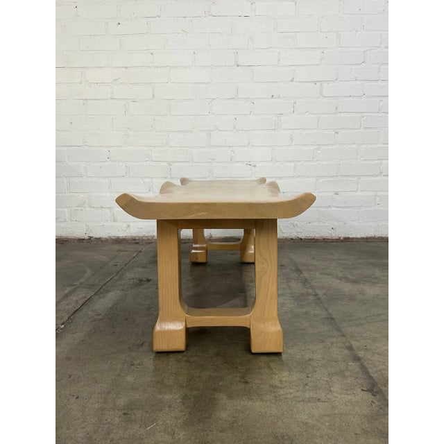 Sculptural Wavy Bench Handcrafted For Sale - Image 14 of 14