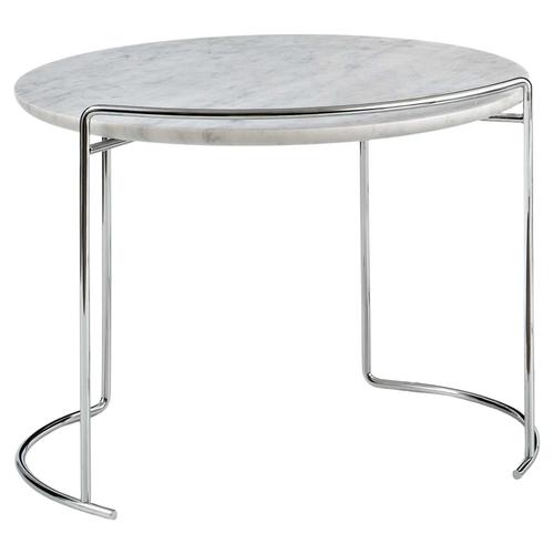 Djuna Low Table by Kazuhide Takahama in Chrome and Marble For Sale - Image 11 of 11