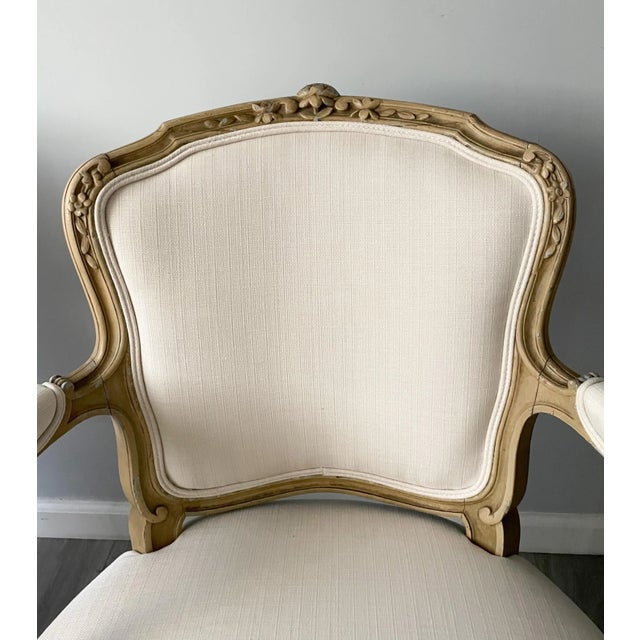 1920s French Louis XV-Style Petite Armchairs- a Pair For Sale - Image 5 of 8