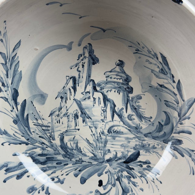 Albisola Mante Majolica Bowl and Cup Set, 1950s, Set of 7 For Sale - Image 9 of 14