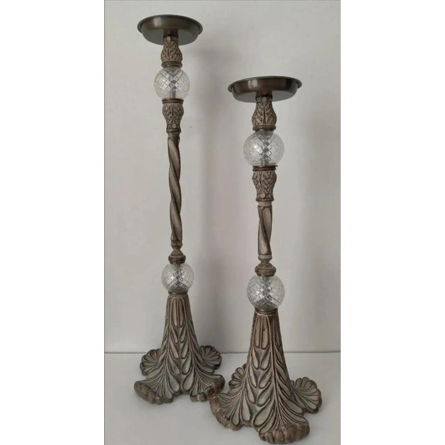 John-Richard Vintage John-Richard Floor Torchières - A Pair For Sale - Image 4 of 11