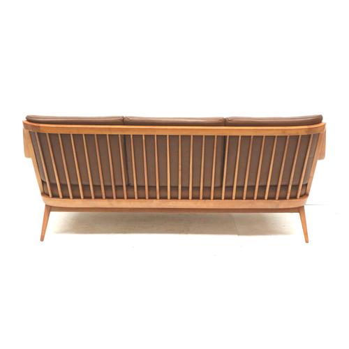 Wood Vintage 3-Seater Sofa from Knoll Antimott, 1960s For Sale - Image 7 of 9