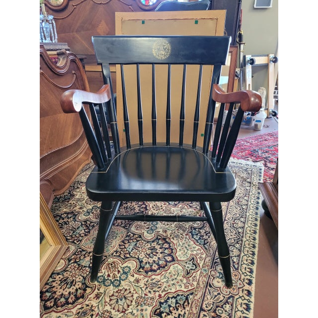 Wood 1970s Nichols & Stone Rosemont College Windsor Chair For Sale - Image 7 of 8