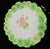 Vintage Portuguese Majolica Geranium Palm Beach Style Dinner Plates Green Leaf & Pink Floral Cabbage Ware Set- 10 For Sale - Image 16 of 16