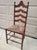 Brown 1960s Ladderback Dining Chair Rush Woven Seat For Sale - Image 8 of 11