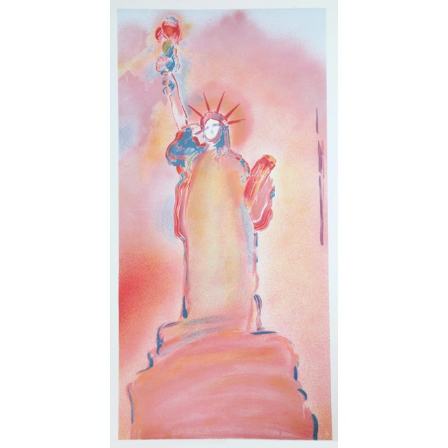 Contemporary Statue of Liberty (Version 2), Peter Max For Sale - Image 3 of 3