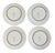 Ceramic Deruta Italian Limoni Positano Dinner Plates Set of 4 Signed Se For Sale - Image 7 of 8