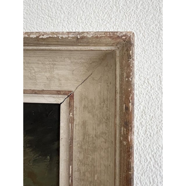 Adolfo Carducci, Promenade sous les réverbères, Oil on Wood, Framed For Sale - Image 8 of 11