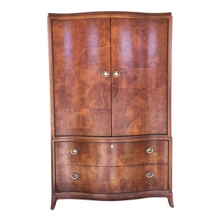 Thomasville Bogart Burlwood Armoire For Sale
