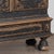 Late 18th Century Swedish Black Painted Oak Armoire With Carved Putti and Lion Heads For Sale - Image 16 of 18