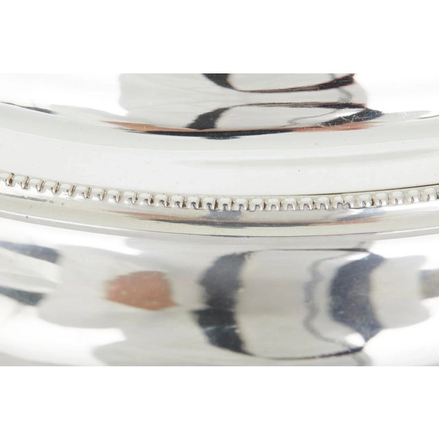 Metal Antique English Silverplated Covered Soup Tureen For Sale - Image 7 of 11