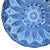 Vintage French Fruit Bowl in Blue Pressed Glass, 1960s For Sale - Image 4 of 15