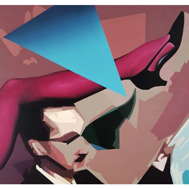 Early 21st Century Blue Love Triangle by Radu Rodideal For Sale - Image 5 of 6