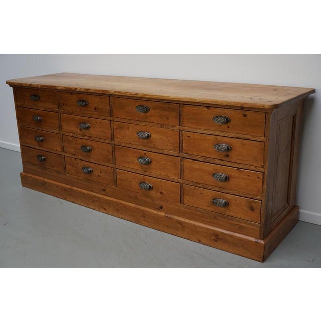 Rustic German Pine Apothecary Cabinet, 1930s For Sale - Image 15 of 18
