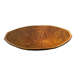 Antique Bread Dough Bowl Belted Made With Hand Tools- For Sale