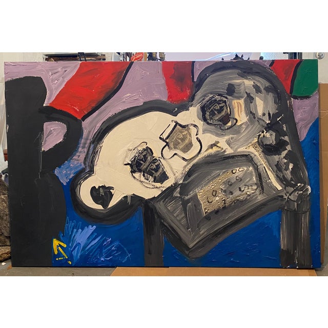 1980s Sheila Elias, Oil Painting Photo Collage Assemblage Feminist Pop Art Miami Artist Sheila Elias, 1992 For Sale - Image 5 of 14