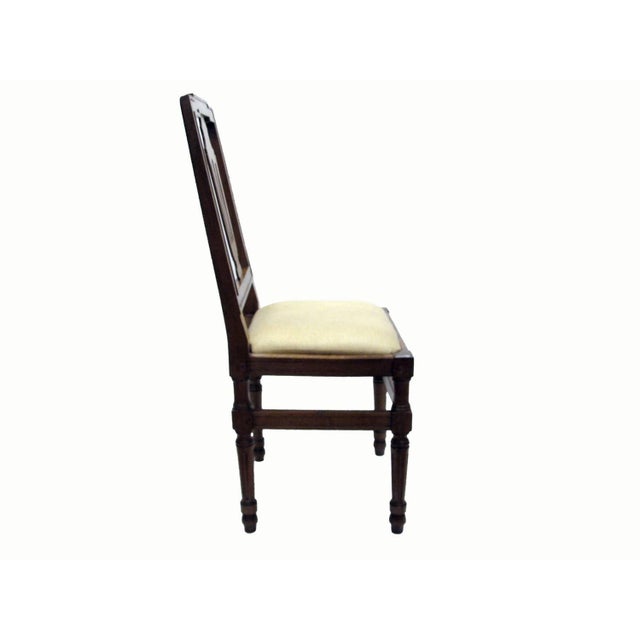 Antique Walnut Chairs, Set of 4 For Sale - Image 4 of 6