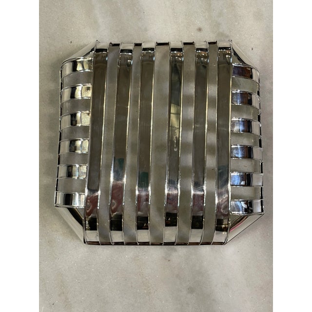 Mid 20th Century Mid 20th Century Fratelli Cacchione Sterling Silver Center Piece Bowl For Sale - Image 5 of 12