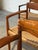 In Style of h.w. Klein for Bramin Teak and Rosewood Woven Cord Dining Armchairs Set of 6 Danish Mid-Century Modern 1960s For Sale - Image 10 of 16