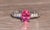 Contemporary The Santee: Lovely Pink Tourmaline Ring with Diamond Side Stones For Sale - Image 3 of 10