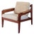 Scandinavian Teak Lounge Chair with Slatted Back, 1960s For Sale