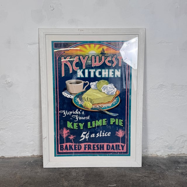 Wood Key West Kitchen Paper Poster, 1980s For Sale - Image 7 of 8